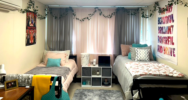 Dorm room in Garner resident hall