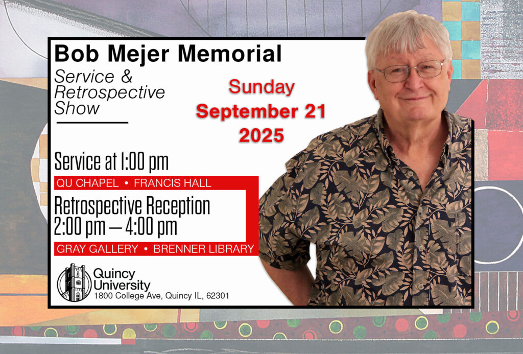 Inivitation to memorial event for professor Robert Lee Mejer on September 21st, 2025
