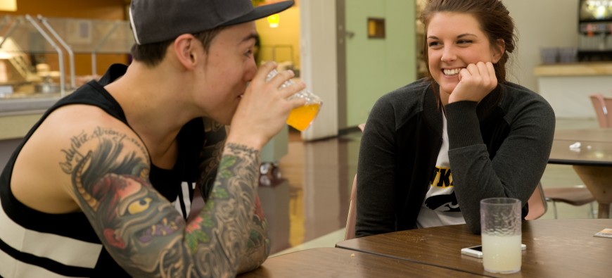 Students at the Dinning Hall