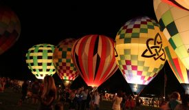 Balloon Glow Quincy University Homecoming 2016