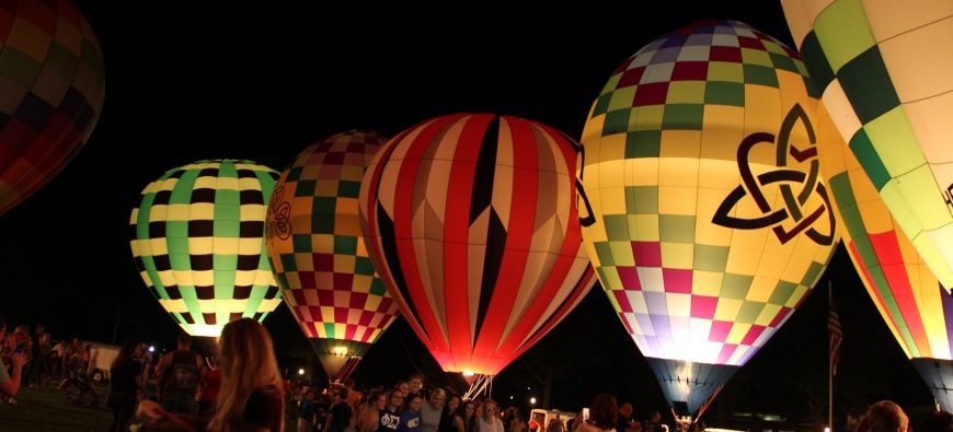 Balloon Glow Quincy University Homecoming 2016