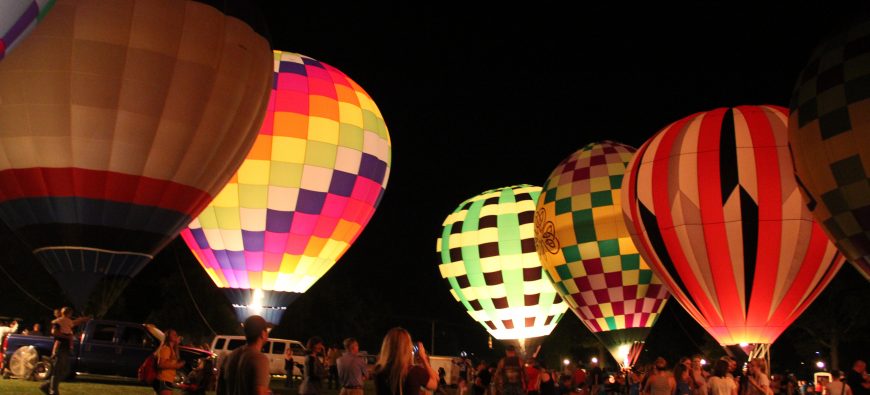 Balloon Glow Quincy University Homecoming 2016