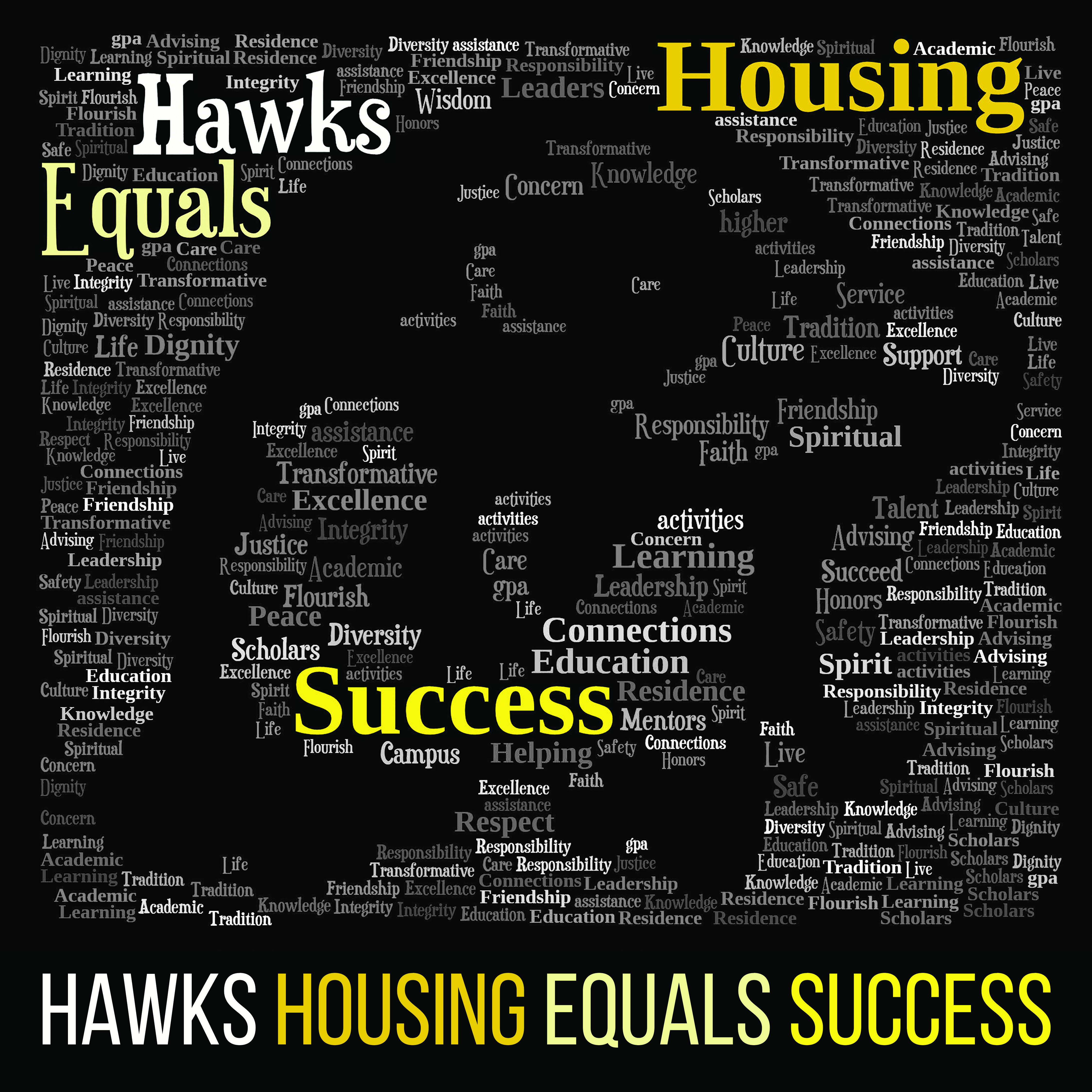 Hawks Housing Equals Success Design