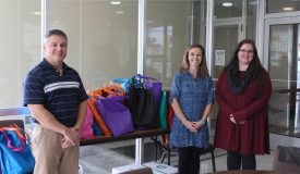 QU Graduate students with chaddock staff