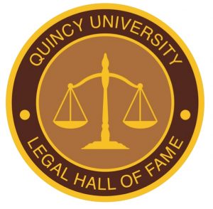 Quincy University Legal Hall of Fame Logo