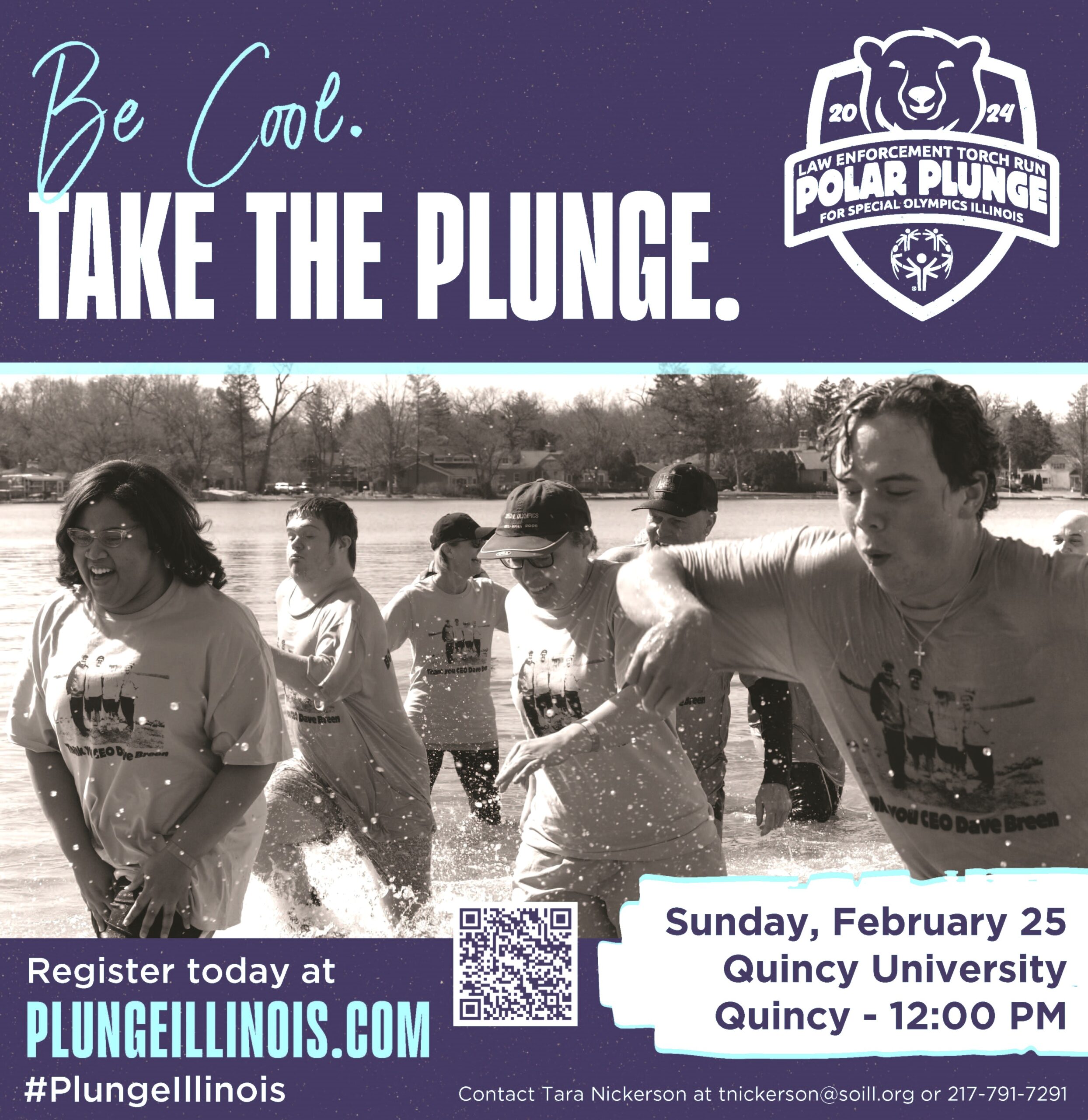 QUINCY UNIVERSITY TO HOST 2024 SPECIAL OLYMPICS POLAR PLUNGE Quincy