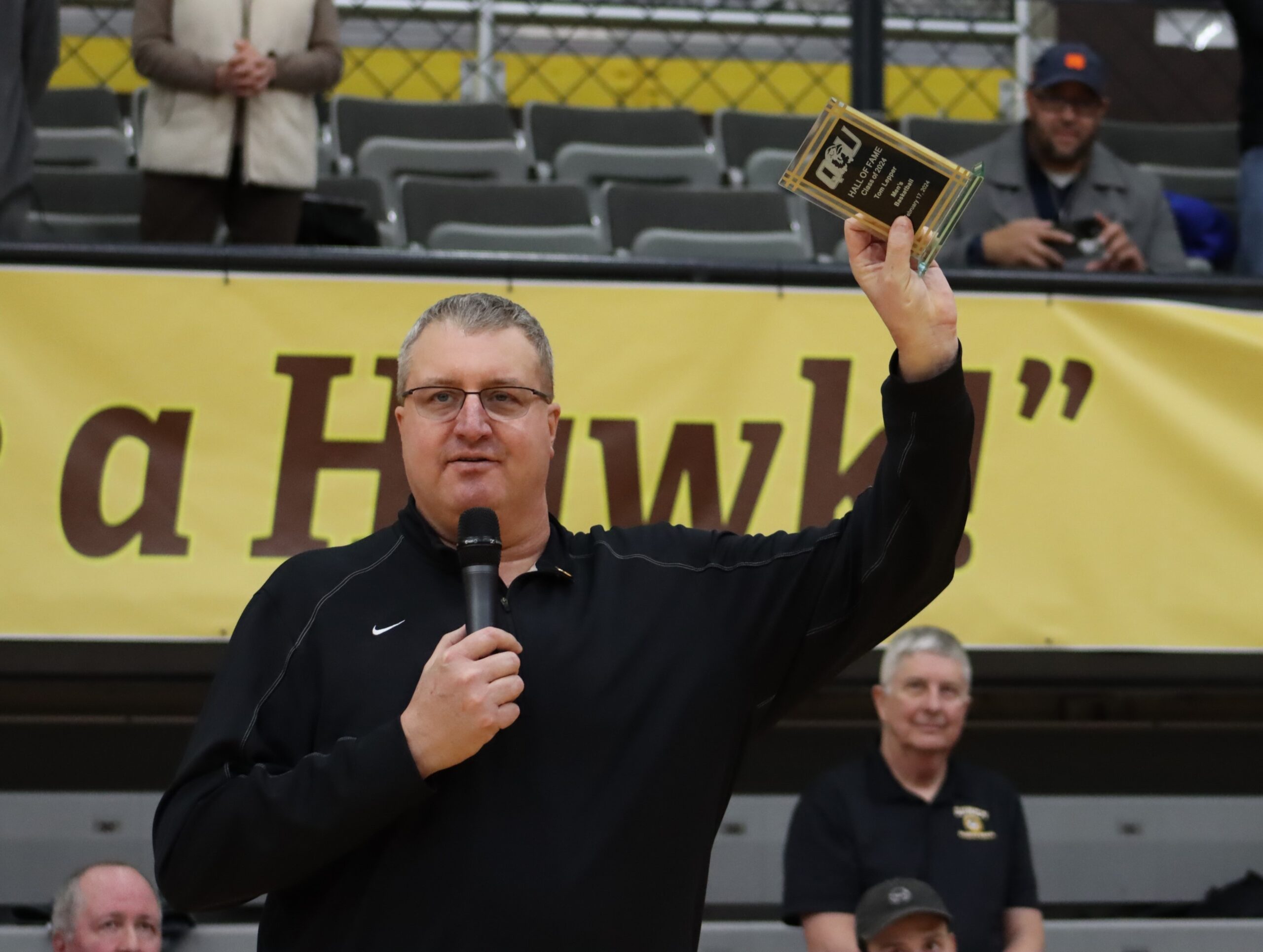 QU INDUCTS TOM LEPPER INTO THE SPORTS HALL OF FAME Quincy University