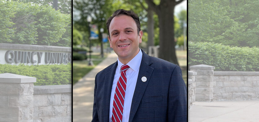 headshot of Dan Queathem, vp of Advancement at Quincy University