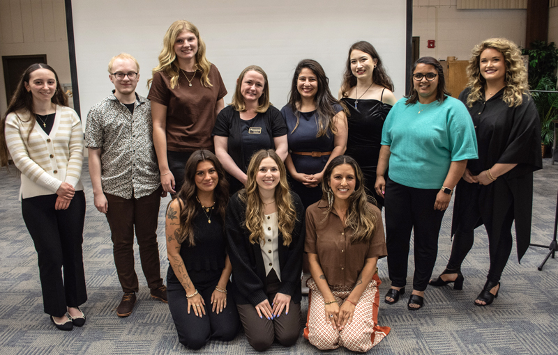 Chi Omega chapter group photo