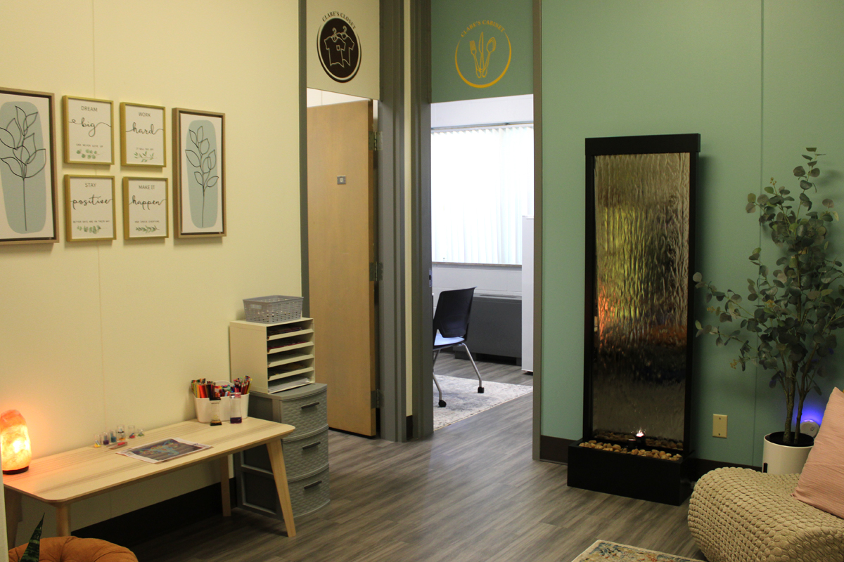 St. Clares student space for relaxing