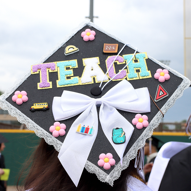 decorated grad cap