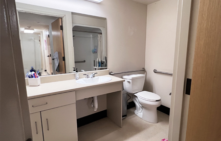 student living bathroom